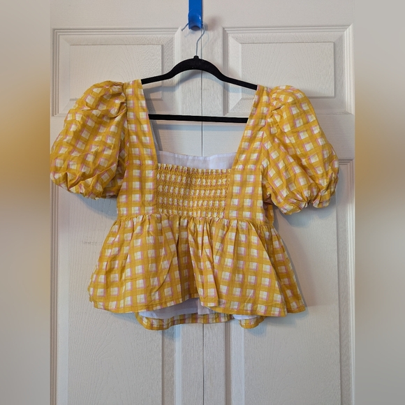 Hudson North Peplum Picnic Blouse - Picture 7 of 9